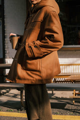 WOOL MID DUFFEL COAT