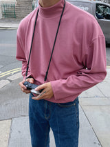 [ASCLO MADE] Rib Mock Neck T Shirt (6color)
