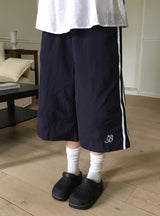 Suna Wide Track Bermuda Pants