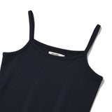 KIRSH PLAIN CHERRY SEMI CROP SLEEVELESS - DARK NAVY