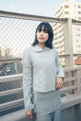 Skirt layered pants (Gray)