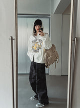 コイルカモフラージュスナップパラシュートパンツ