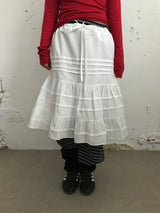 Chihiro Pintuck Midi Skirt (2 Colors)