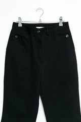 autumn button pocket bootcut pants(2colors)