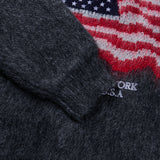 Flag Brushed Wool Knit