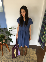 Toka Round Check Dress (3color)