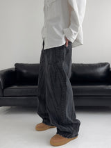 [MADE] Reversed Pocket Wide Denim Pants (M)