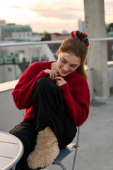 MIX SCRUNCHIE RED