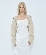 2WAY HOODED MUFFLER KNIT
