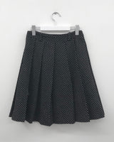 Wool Dot Pleated Skirt (2color)