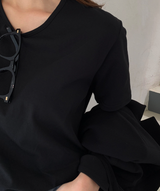 [Lè made/10,000 Sold] レ メイド スタンド ユーネック ショートスリーブ ティーシャツ/ 4カラー
