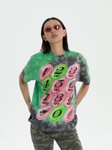 RTVG(RETROVEGAS) 420 phone tie dye t-shirt