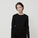 WOMAN エッセンシャルロゴT BLACK
