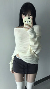 NO RULES KNIT OFF HOOD