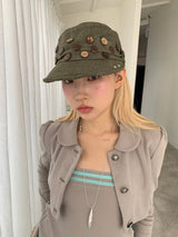 Button@button vintage cap