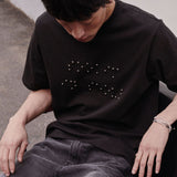 SOOKIM  BRAILLE T-SHIRT_BLACK