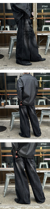 [Unisex] ウェスタンジッパーシャツジャケット(2color)