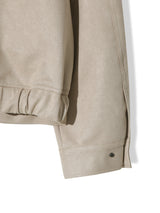 Chen Semi-cropped button suede jacket (3 colors)