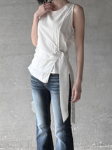 Notir Unbalanced Knot Blouse