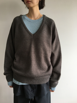 アンコール ウール Vネック ニット (5color)