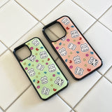 Cat World Orange Epoxy Phone Case