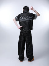 SEXXDEVIL Silver-lined Denim Jacket