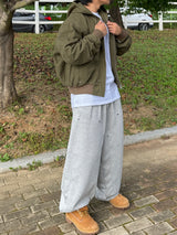 Balloon double knee sweatpants