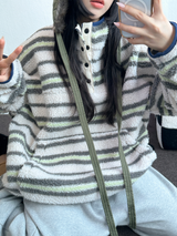フリース❤リベットツーピンタックロングパンツ🖤🤍🩶3カラー