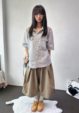 Aishai Slit Nylon Rustling Keyring Belt Bermuda 3 Color 