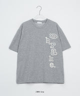 [unisex] キライ プリンティング ルーズフィット ショート スリーブ ティー