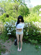 terry shirring bikini