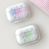 [AirPods] スターパーティクルハードケース (Pink) (only case)