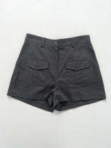 Deuan Two-Pocket Cotton Shorts