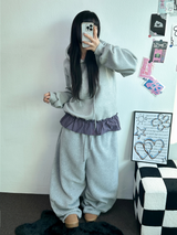 スノーウィングバルーングレースロングパンツ 🤍🖤🧸3カラー