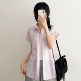 ラッツスリーブロールアップポケット半袖シャツ [ノースリーブセット* リラックスフィット!] (6 colors)