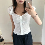 romantic floral blouse
