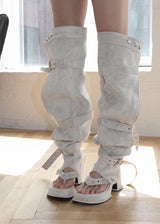 バックル サイブーツ フリップフロップス (3color)