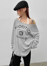 [MADE] Cozytee Printing Oversized Long Sleeve T-shirt