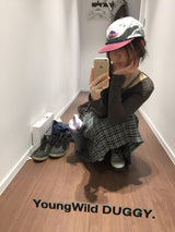 YWD PLAID PLEATS SKIRT + BELT (3color)