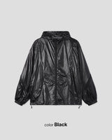 Wave Zipper Hood Windbreaker