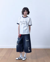 26SS★ Grace Crop Ringer Tee