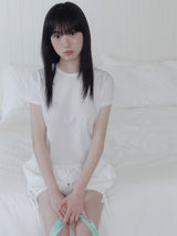 ヒドゥンプリントレギュラーTシャツ (ホワイト)