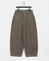 Nodi back pocket winde cotton pants