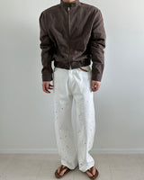 linen rider jaket