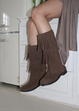 FRINGE MIDDLE BOOTS