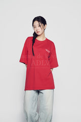 24FW スノーベア 半袖Tシャツ ダークレッド
