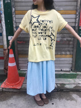 スター レタリング Tシャツ