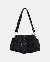 Pecol Leather Buckle Shoulder Bag