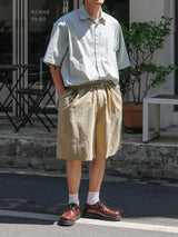 WIT LOOSE HALF SHIRT