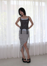 MULTI STRAP SKIRT (3color)